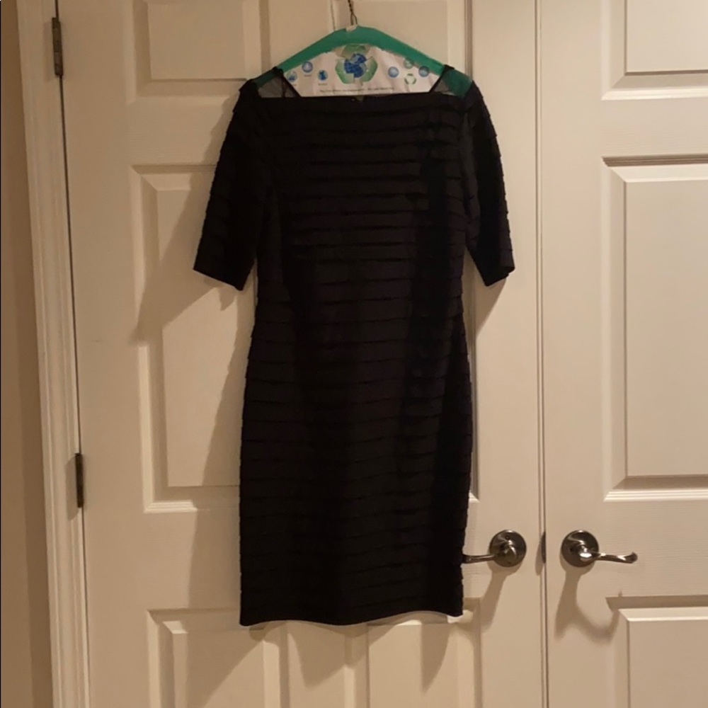 Black cocktail dress